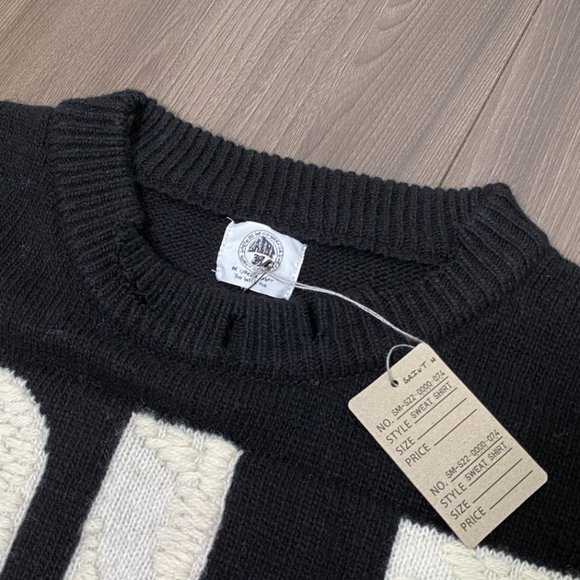 NWT size:M SAINT MICHAEL CLF KINT Pure wool CLF hand embroidered fringe bro - Picture 4 of 9